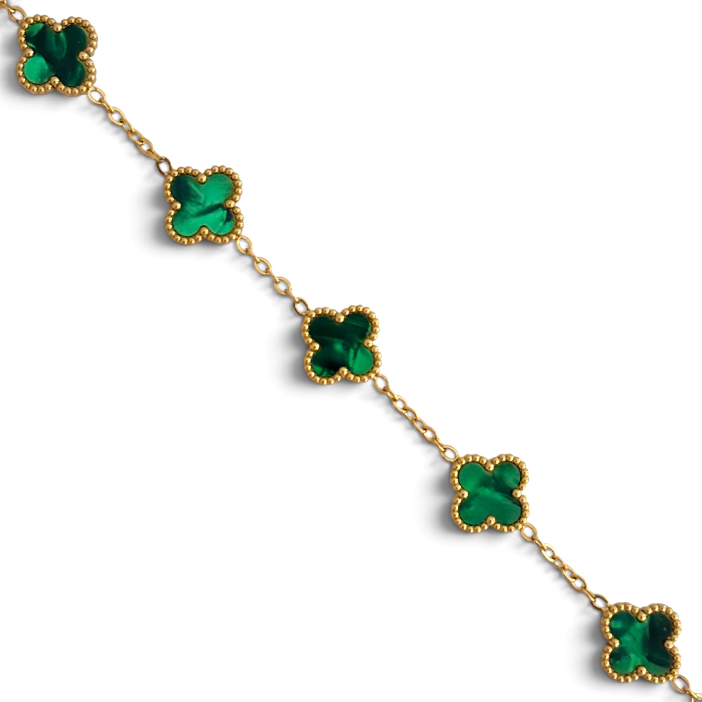 Bracelet trèfle [VERT]