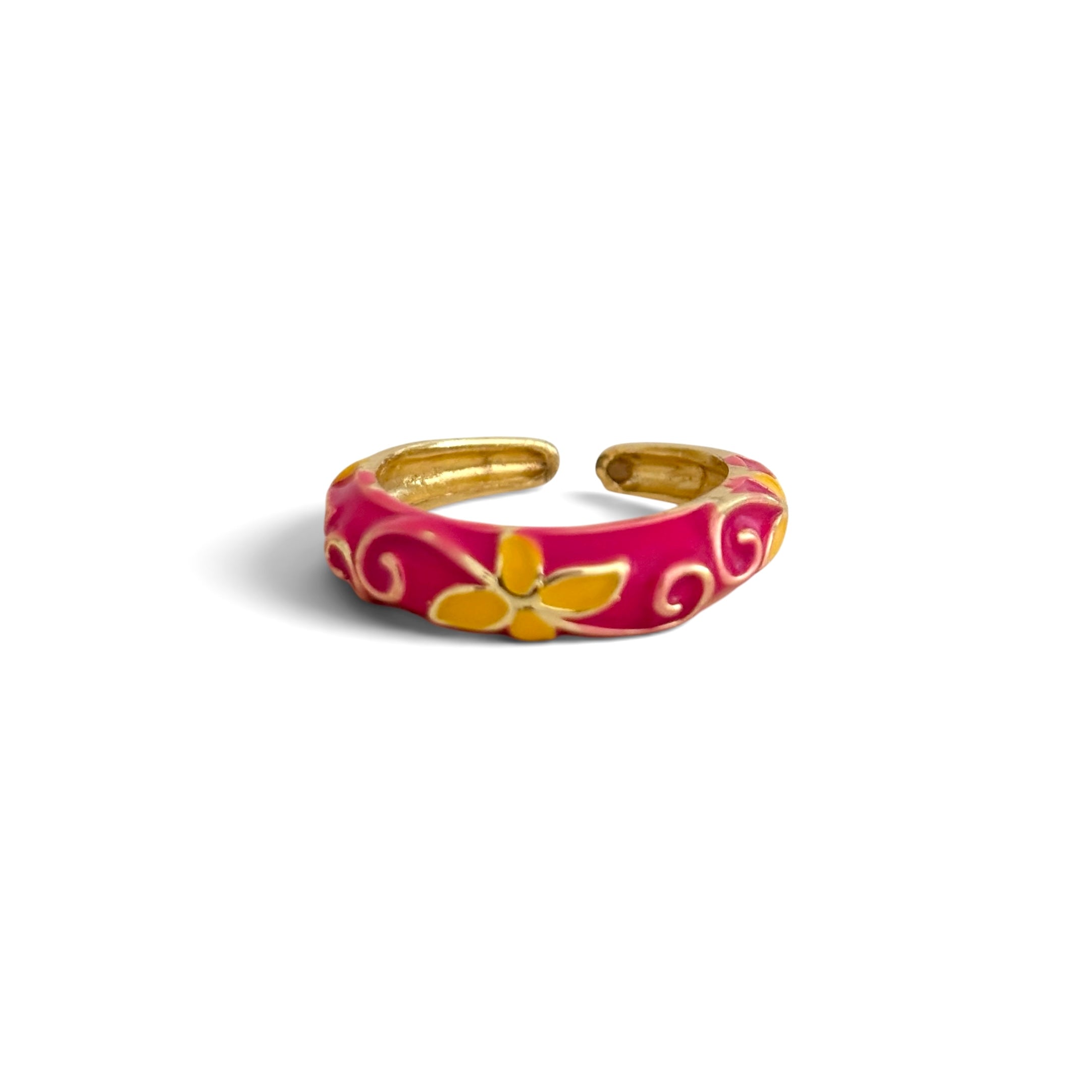 Bague Thaïlandaise [ROSE FUSHIA]