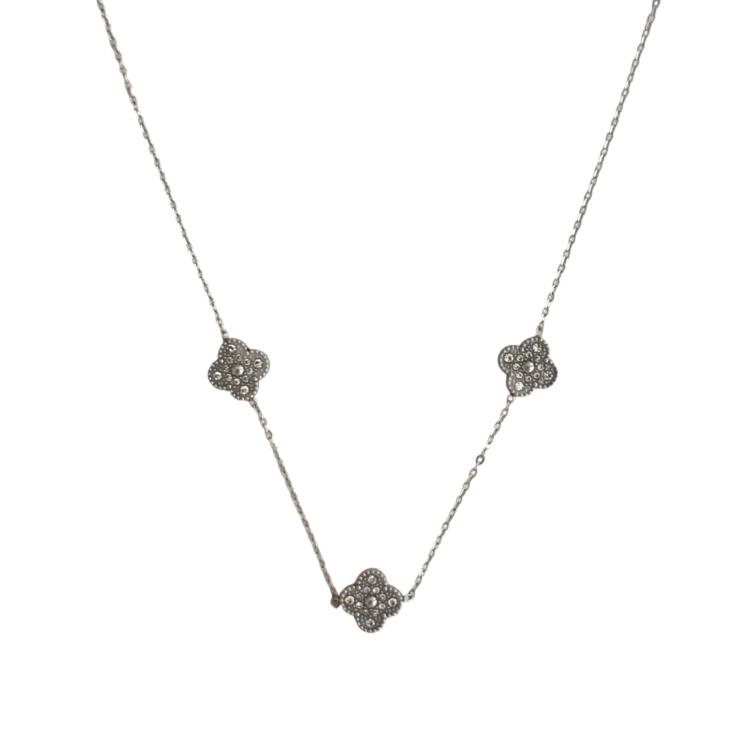 Collier trèfle [ARGENT]