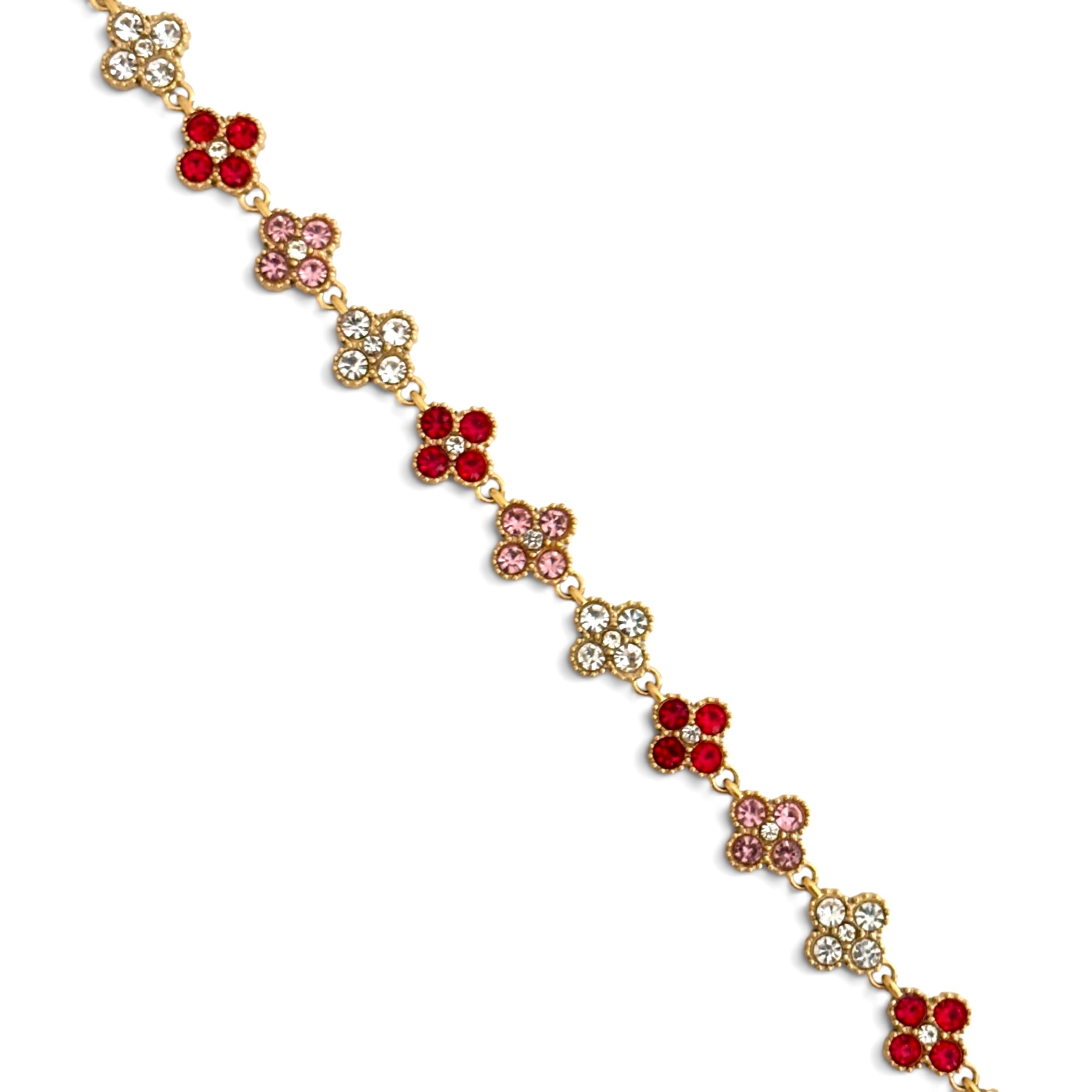 Bracelet Flower [ROUGE]